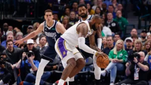 Irving desires that LeBron James join him on the Mavericks.